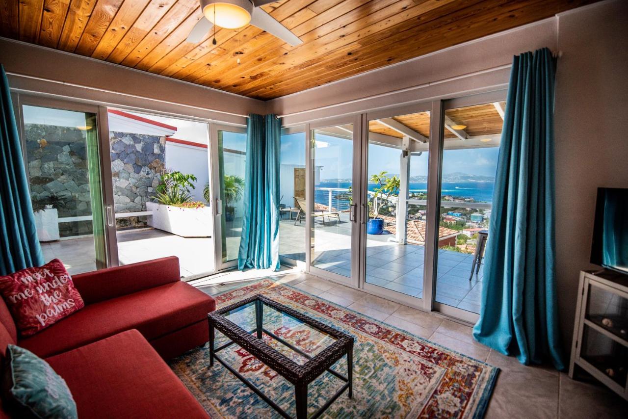 Fantastic Penthouse At Sunset Serenade Suites Cruz Bay ภายนอก รูปภาพ